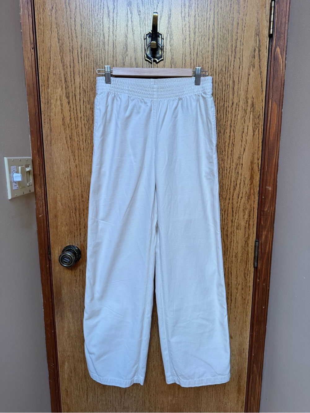 TNA Womens Soft Cream Pull-On Trouser